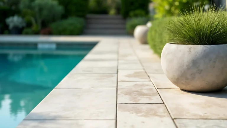 contour piscine pave uni securite entretien materiaux