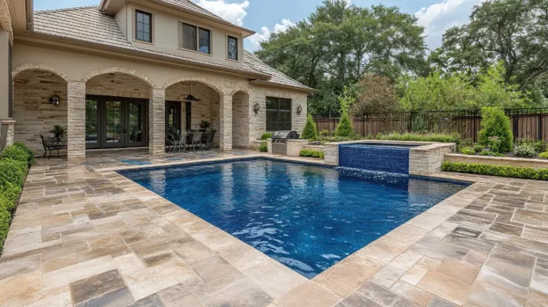 laissez nos experts occuper contour piscine pave uni